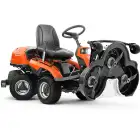 Rider Husqvarna R316TX S AWD + Plataforma Combi 103 - Rider Husqvarna R316TX S AWD + Plataforma Combi 103